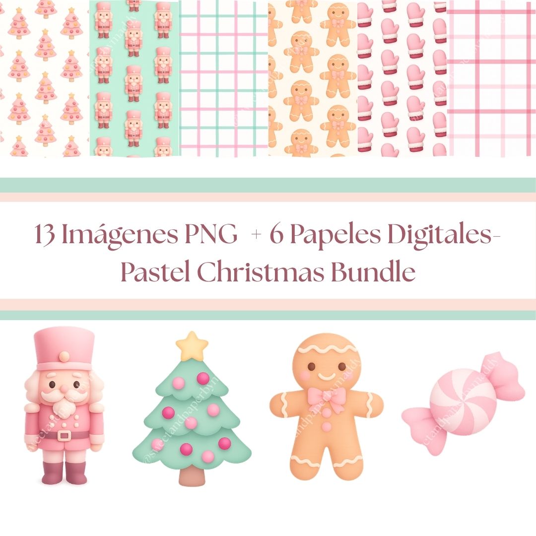 Cliparts Navidad Rosa