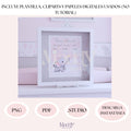 Baby Birth Stats Print | Digital Template PNG, PDF & Studio | Personalized Newborn Keepsake Instant Download