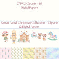Cliparts Navidad Pastel