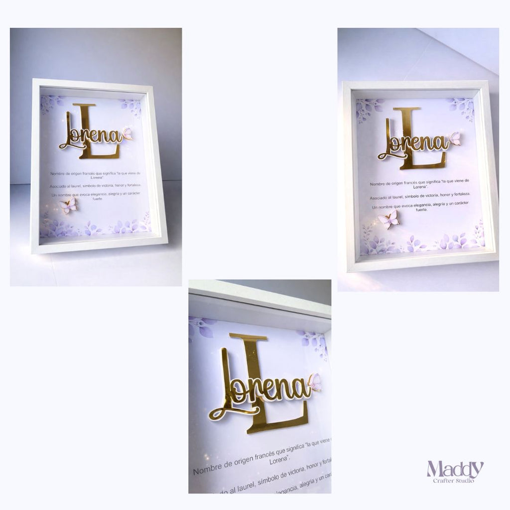 Baby Name Meaning Print | Digital Template PNG, PDF & Studio | Personalized Nursery Gift Instant Download