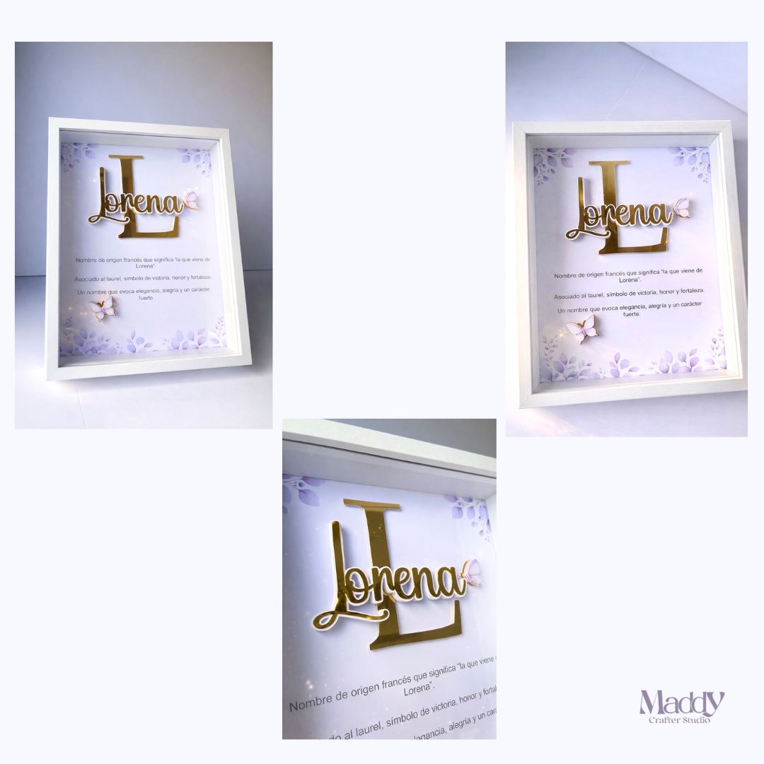 Baby Name Meaning Print | Digital Template PNG, PDF & Studio | Personalized Nursery Gift Instant Download