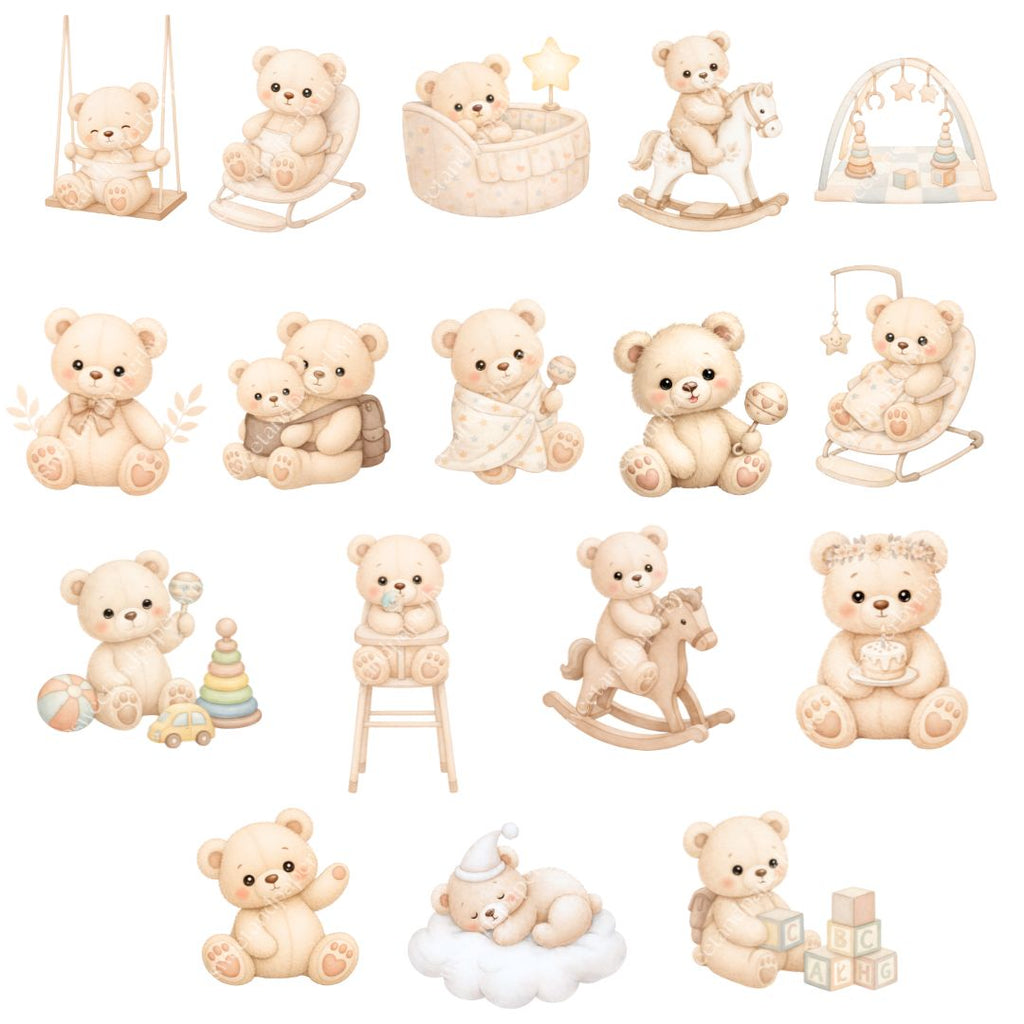 Cliparts Baby Teddy Bears