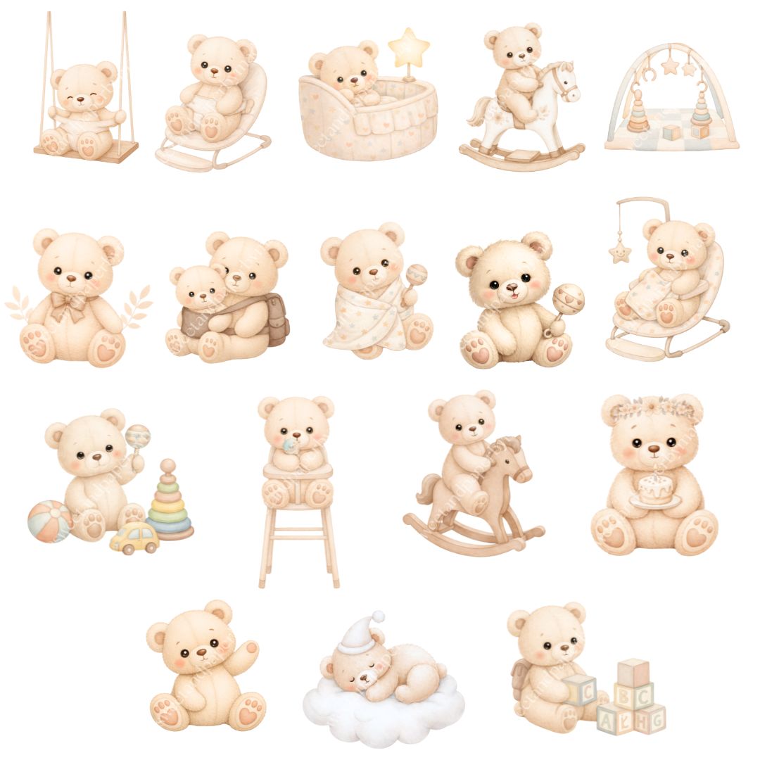 Cliparts Baby Teddy Bears