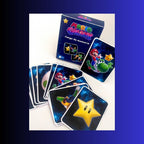 Juego de memoria Mario Galaxy editable en Canva