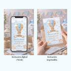 Kit Editable (Canva) Osito Viajero