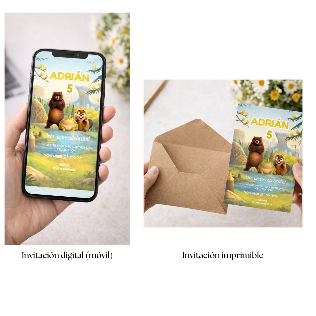 Hoppers Kit Editable en Canva