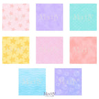 Little Mermaid Clipart Bundle | 28 PNG + 8 Digital Papers | Under the Sea Kawaii Instant Download