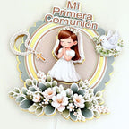 Cake Topper Comunión Niña