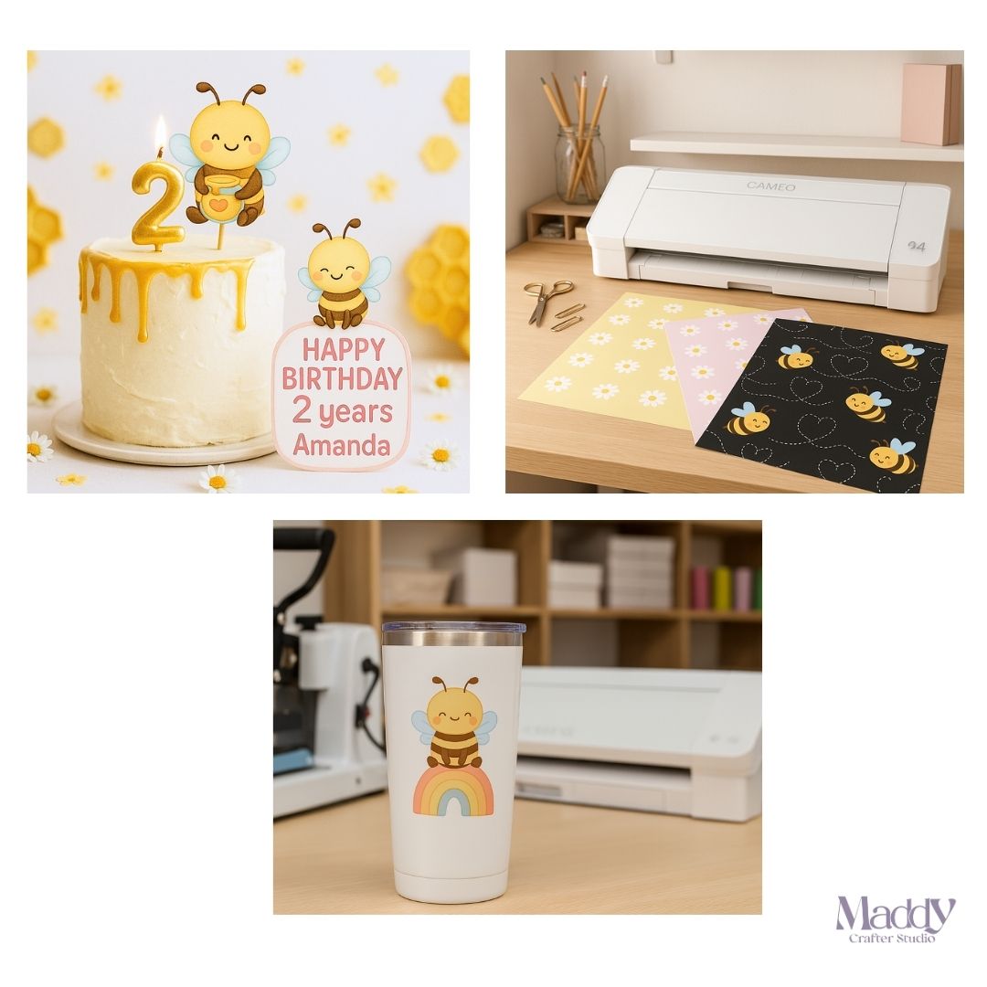 Baby Bee Clipart Bundle | 18 PNG + 7 Digital Papers | Instant Download, Transparent Background