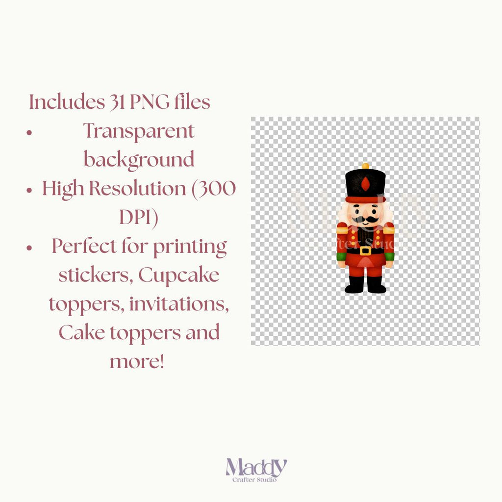 Christmas Clipart Bundle | 31 PNG 300 DPI Transparent | Santa Elves Holiday Instant Download