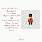 Christmas Clipart Bundle | 31 PNG 300 DPI Transparent | Santa Elves Holiday Instant Download