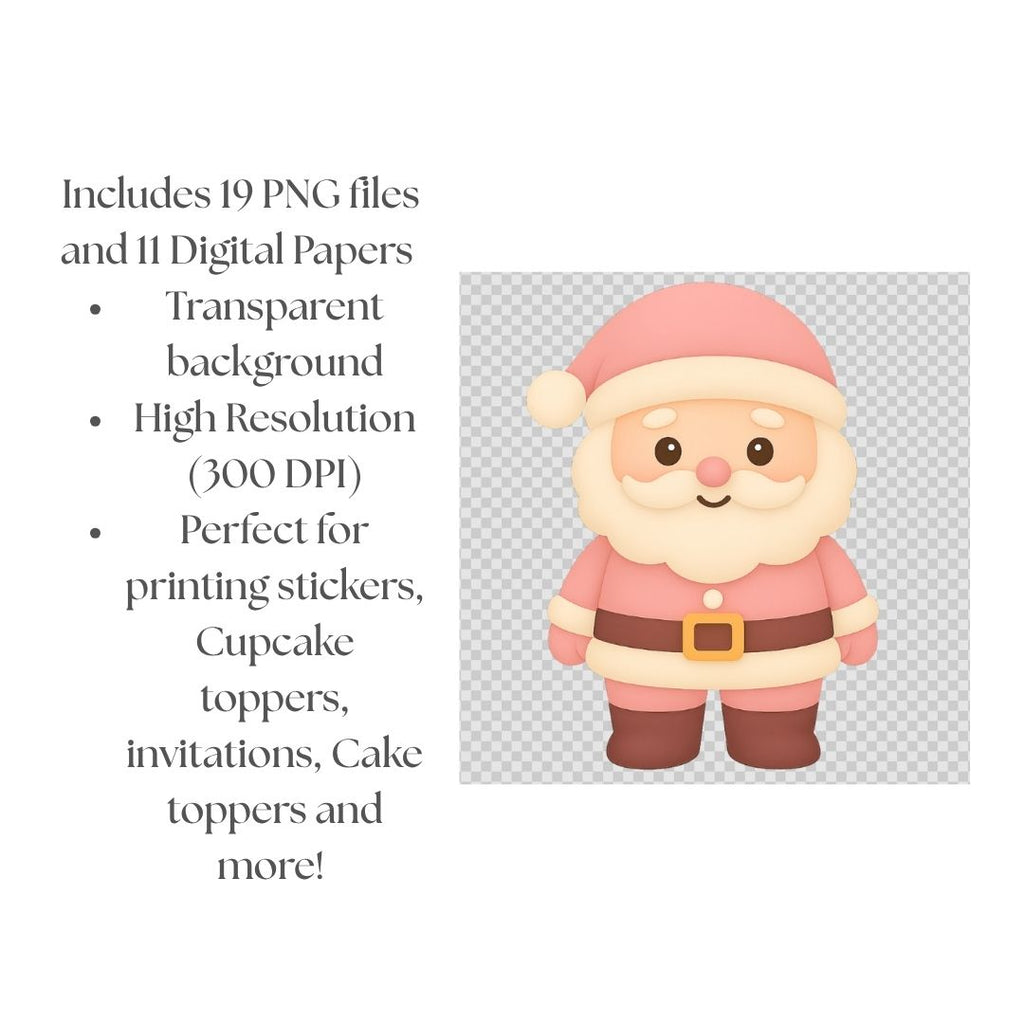 Cliparts Navidad Rosa