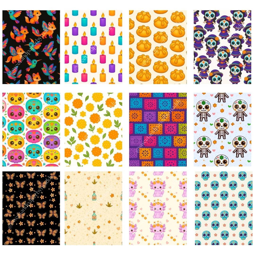 Cliparts - Kawaii day of the dead bundle