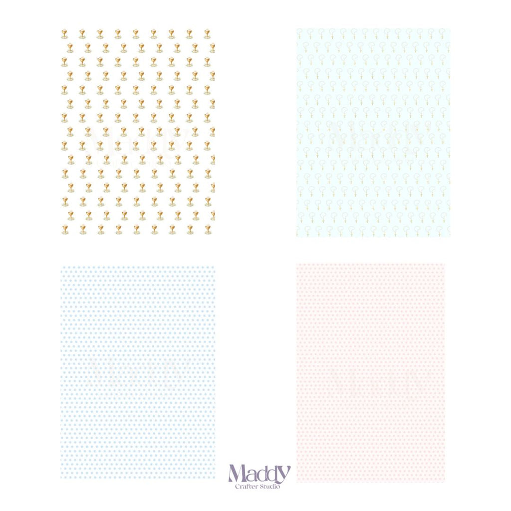 First Communion Boy Clipart Bundle | 23 PNG + 10 Digital Papers | Religious Catholic Instant Download