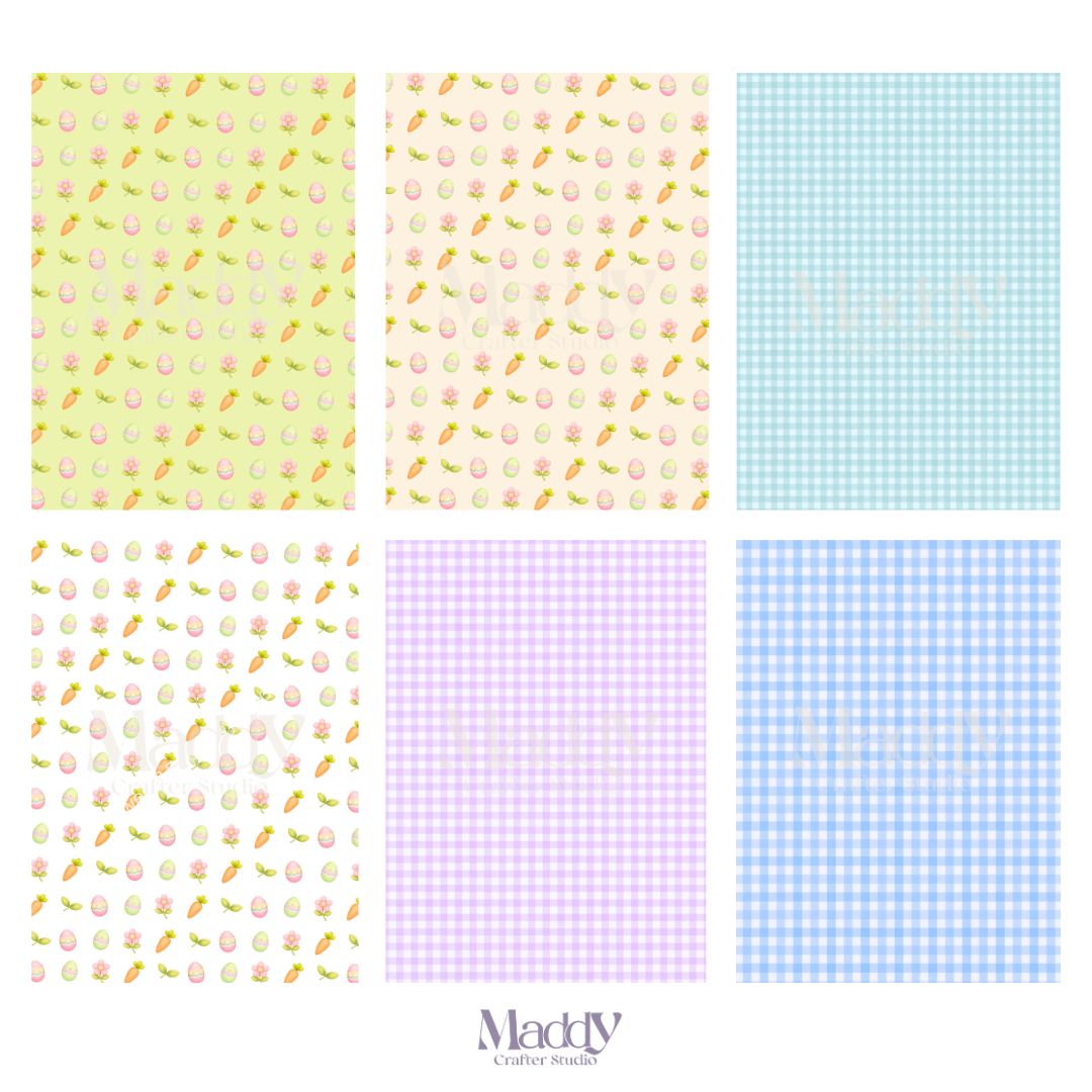 Easter Clipart Bundle | 31 PNG + 14 Digital Papers | Spring Pastel Easter Instant Download