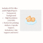 Cliparts Baby osito viajero
