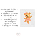 Cliparts Sweet Girl Teddy Bear Dreams