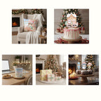 Cliparts Navidad Pastel