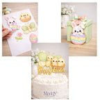 Easter Clipart Bundle | 31 PNG + 14 Digital Papers | Spring Pastel Easter Instant Download